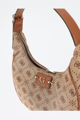 Sac porté épaule Neda - Beige et marron
