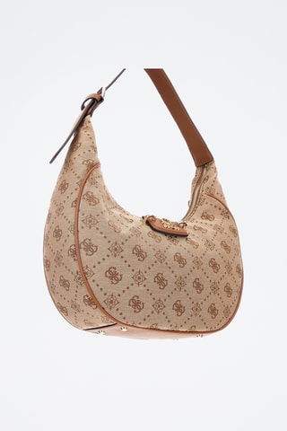 Sac porté épaule Neda - Beige et marron