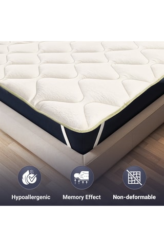 Surmatelas Topper Artic Cold - Epaisseur 4 cm - Rafraîchissant