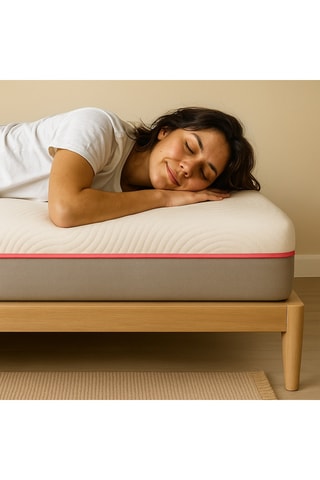 Matelas hybride ressorts ensachés et mémoire de forme COR - Epaisseur 30 cm - Enveloppant