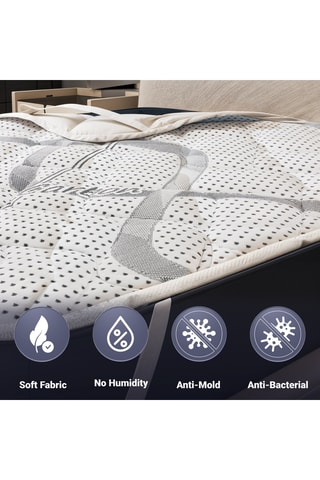 Surmatelas Topper Carbon - Epaisseur 5 cm - Enveloppant