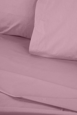 Drap-housse en coton renforcé 155 fils/cm² Tonne Rosse - Rose clair