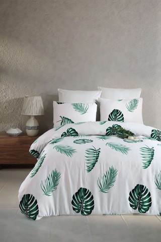 Parure de couette en coton 72 fils/cm² - Blanc