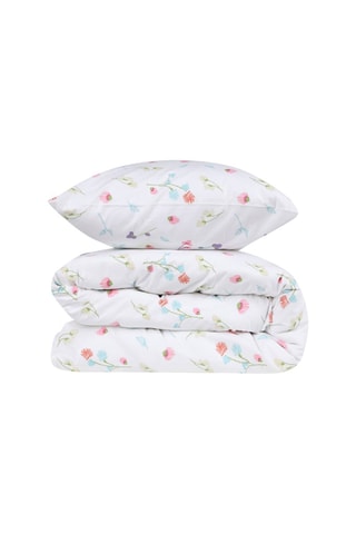 Parure de couette Cappi - Blanc et bleu