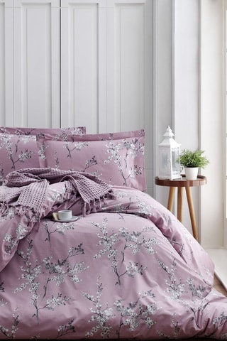 Parure de couette Chicory - Rose