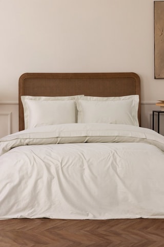 Parure de couette en coton 83 fils/cm² Elegant - Beige