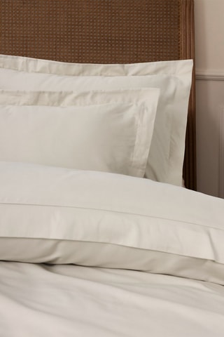 Parure de couette en coton 83 fils/cm² Elegant - Beige