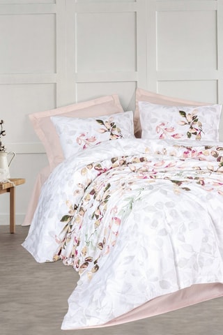 Parure de couette en coton 57 fils/cm² Brice - Beige