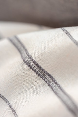 Parure de lit en coton 57 fils/cm² Unus - Gris et blanc