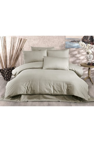 Parure de couette coton 120 fils/cm² - Beige