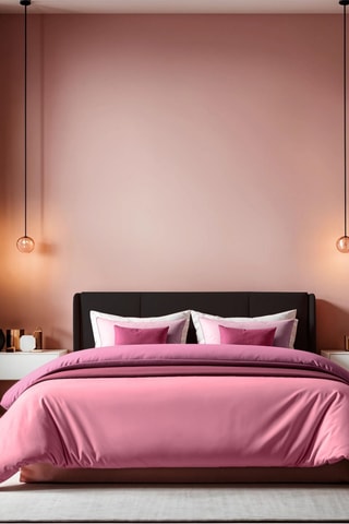 Housse de couette en coton renforcé 155 fils/cm² Tonne Rosse - Rose
