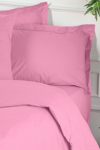 Housse de couette en coton renforcé 155 fils/cm² Tonne Rosse - Rose
