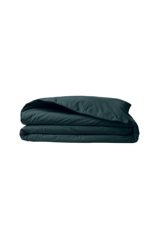 Housse de couette en coton renforcé 145 fils/cm² Tonne Mavie - Vert foncé