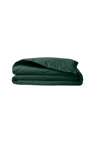 Housse de couette en coton renforcé 155 fils/cm² Tonne Verte - Vert foncé