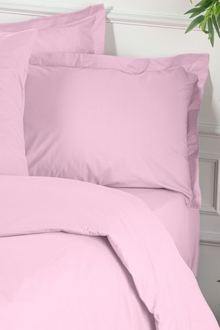 Housse de couette en coton renforcé 155 fils/cm² Tonne Rosse - Rose clair