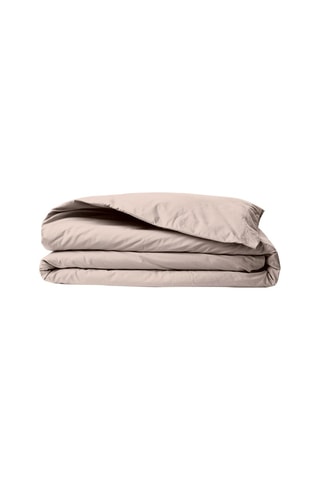 Housse de couette en coton renforcé 145 fils/cm² Tonne Brune - Beige