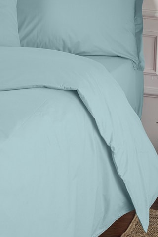 Housse de couette en coton renforcé 145 fils/cm² Tonne Mavie - Menthe