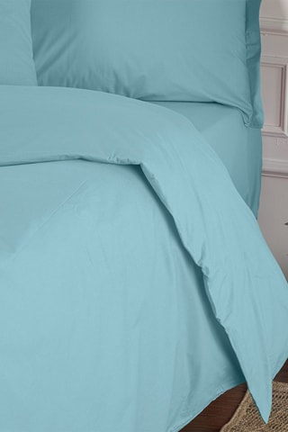 Housse de couette en coton renforcé 145 fils/cm² Tonne Mavie - Bleu