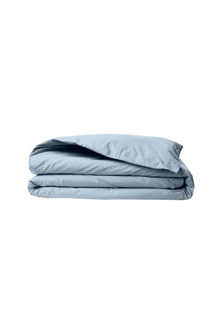 Housse de couette en coton renforcé 145 fils/cm² Tonne Marie - Bleu gris