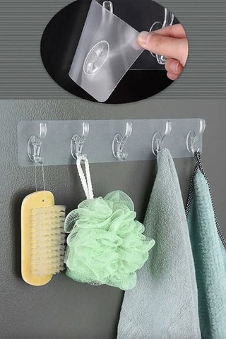 Organiseur adhésif de salle de bain