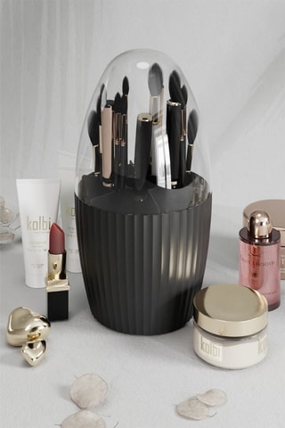 Organisateur de maquillage en plastique sans BPA - 13 x 13 x 25 cm