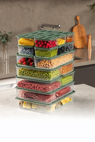 20 boîtes de rangement - 350 à 3500 ml