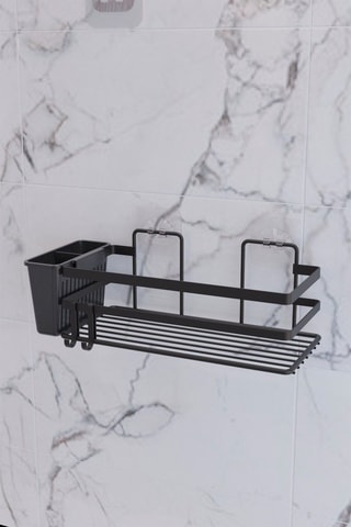 2 étagères de salle de bain Noir - Asir