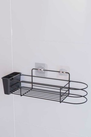 Etagère de salle de bain Noir - Asir