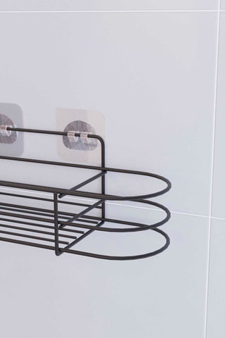 Etagère de salle de bain Noir - Asir