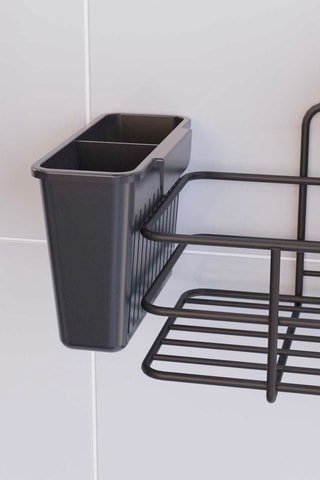 Etagère de salle de bain Noir - Asir