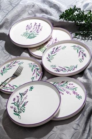 4 assiettes à gâteaux en céramique 19 cm