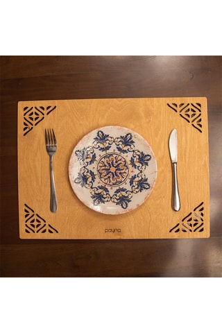 4 sets de table en bois 33 x 45 cm