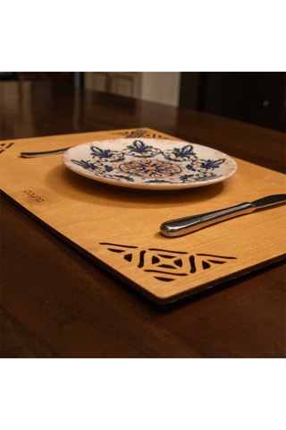 4 sets de table en bois 33 x 45 cm