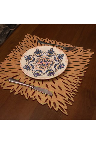 4 sets de table en bois 36 x 36 cm