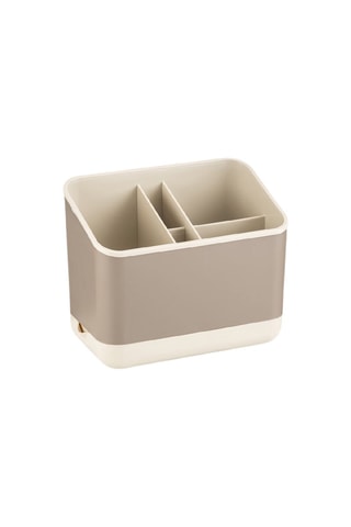 Egouttoir couverts - 16,5 x 10 x 14 cm - Beige