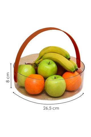 Panier en plastique sans BPA - 26,5 x 26,5 x 8 cm