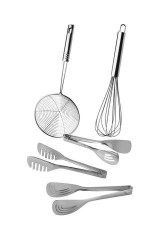 5 ustensiles de cuisine en acier inoxydable