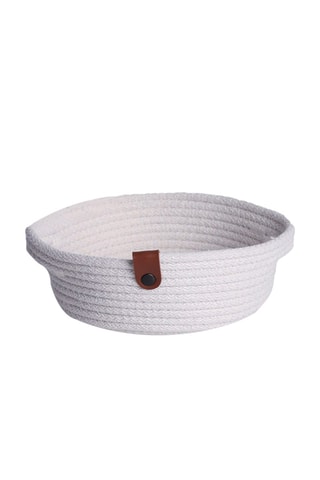 3 paniers de rangement - 20 x 20 x 8 cm - Blanc