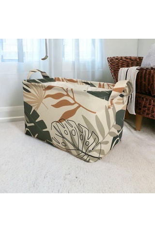 Panier - 37 cm - Vert et marron