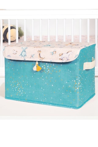 Cube de rangement - 35 x 23 x 24 cm - Ciel