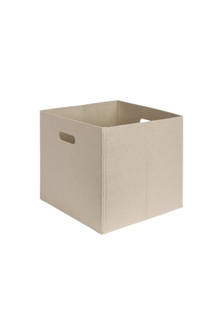 4 cubes de rangement - Ecru