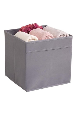 Cube de rangement - 30 x 30 x 30 cm - Gris