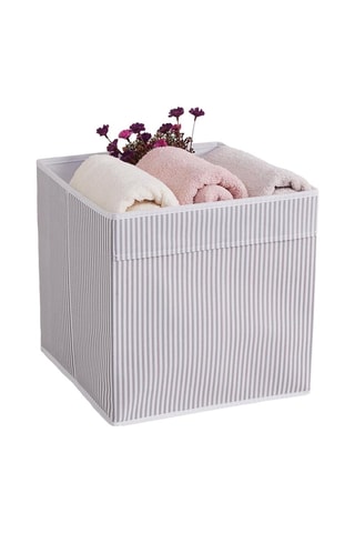 Cube de rangement - 30 x 30 x 30 cm - Gris