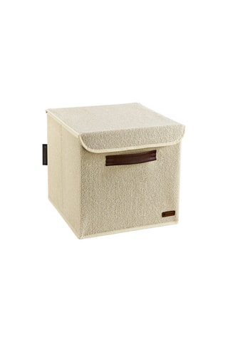 Cube de rangement - 30 x 30 x 30 cm - Beige