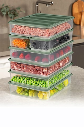 7 boîtes de rangement - 1650 et 3500 ml