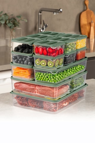 17 boîtes de rangement - 350 à 3500 ml