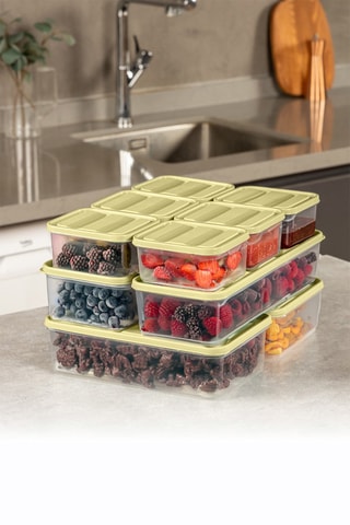 10 boîtes de rangement - 350 à 1750 ml