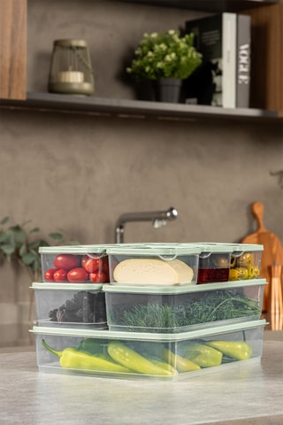 9 boîtes de rangement - 350 à 3500 ml