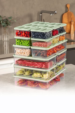 19 boîtes de rangement - 350 à 3500 ml