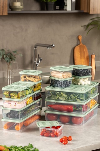 19 boîtes de rangement - 350 à 3500 ml